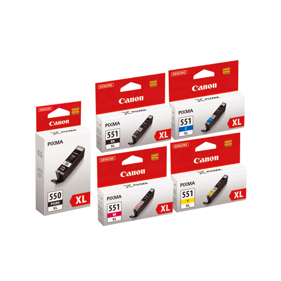 Buy Compatible Canon PGI-550XL Black Ink Cartridges (5 Pack)