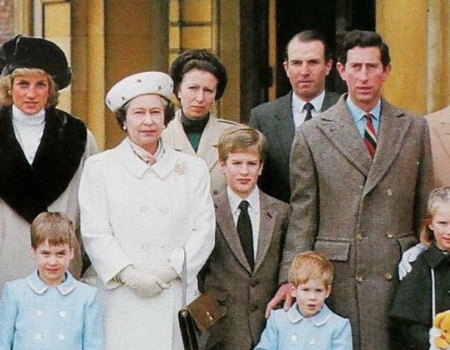 The Royal family from 1987