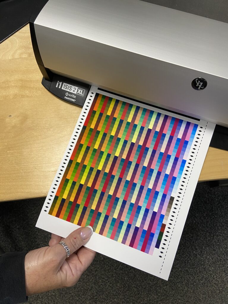 Printout of Profiling chart